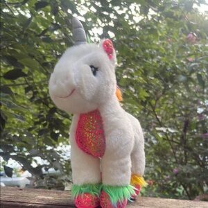 Build-A-Bear Cream Stuffed Animal Unicorns